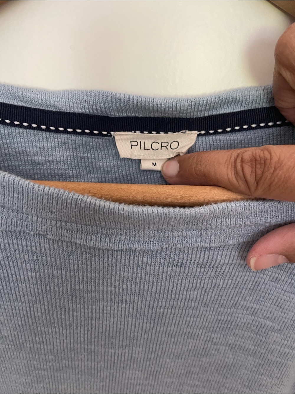 Pilcro Ruffled Raglen Thermal Top - Picture 5 of 5